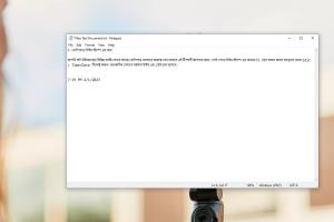 Add time stamp in notepad