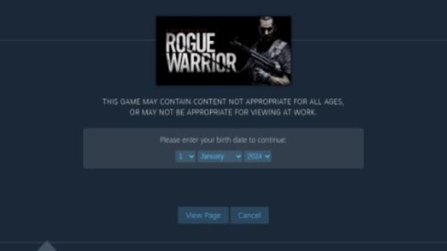 Rogue Warrior Action Games