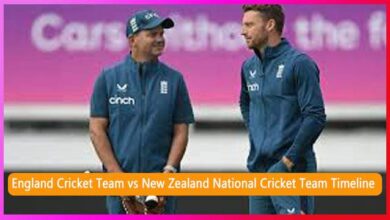 England Cricket Team vs New Zealand National Cricket Team Timeline